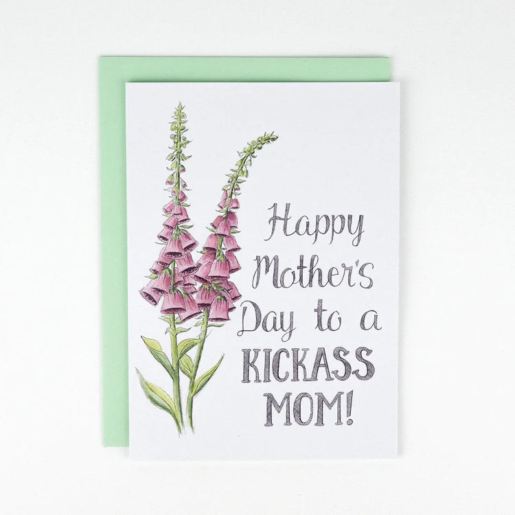 Happy Mother&#39;s Day to a Kickass Mom! Card