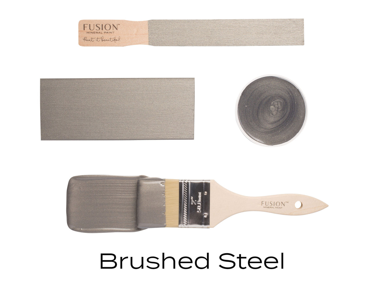 Brushed Steel Metallic -Fusion Mineral Paint