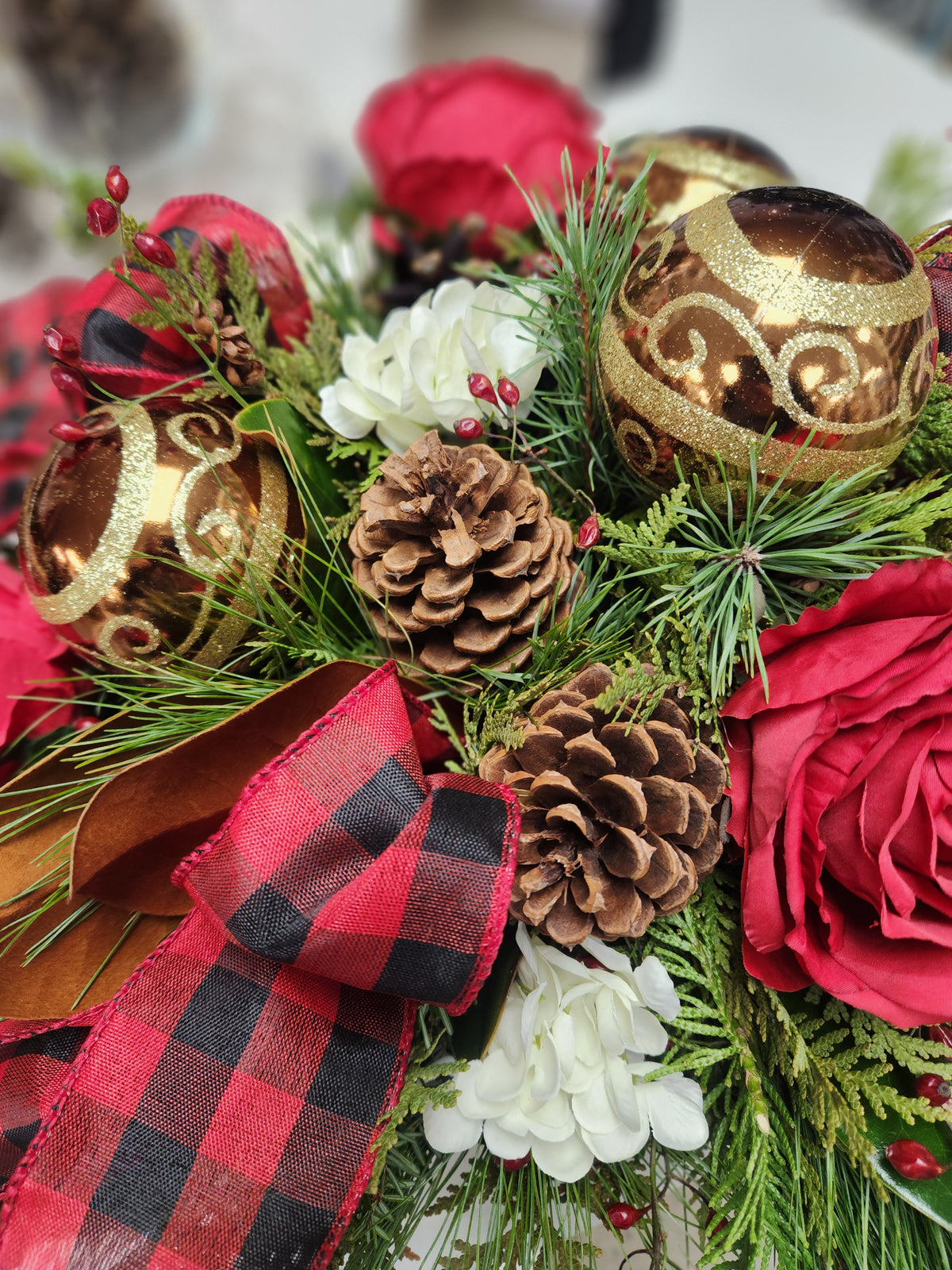 Christmas Centerpiece in Wood Box Instore Workshop Project