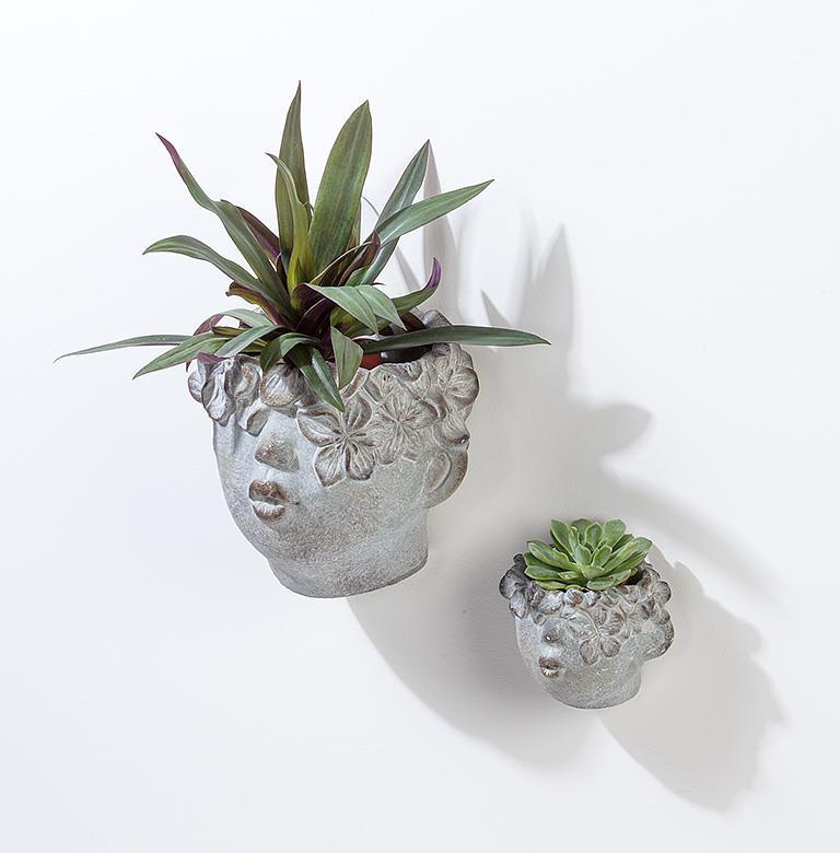 Large Kissing Face Wall Planter