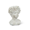 Extra Small Woman with Flowers &amp; Fruits Planter