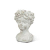 Extra Small Woman with Flowers &amp; Fruits Planter