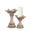 Double Deer Head Pillar Holder
