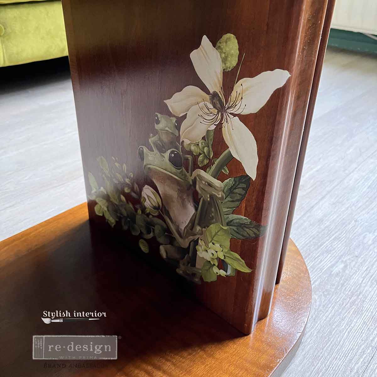 Decor Transfer by Redesign with Prima® – Froggy Meadow Greens – Total Sheet Size 24″X35″, CUT INTO 2 SHEETS (Copy)