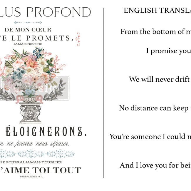 Decor Transfers® – Royal Bouquet – 3 sheets – total design size 24×35