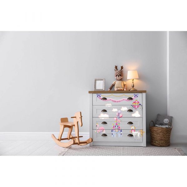 Decor Transfers® – Baby Girl – total sheet size 24″x35″, cut into 3 sheets