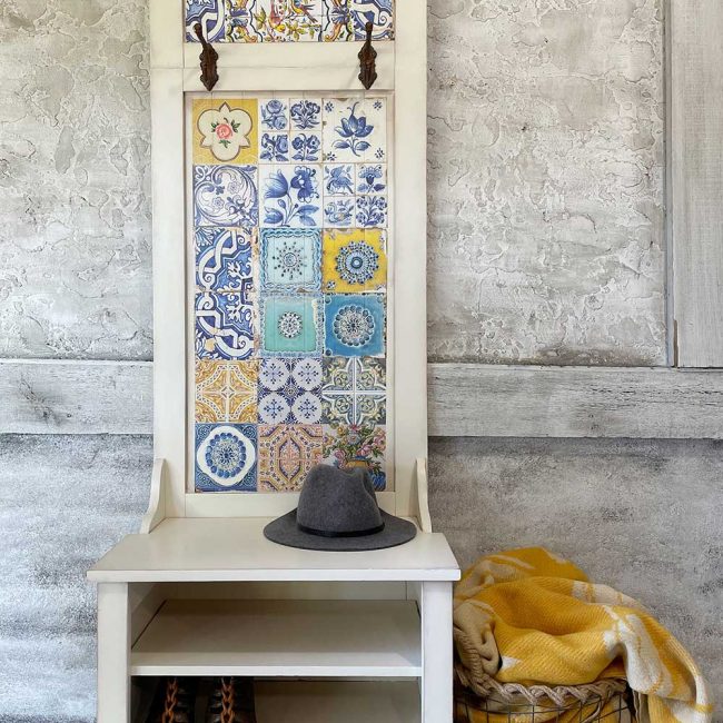 Decor Transfers® – Ceramic Tiles II – total sheet size 24″x35″, cut into 2 sheets