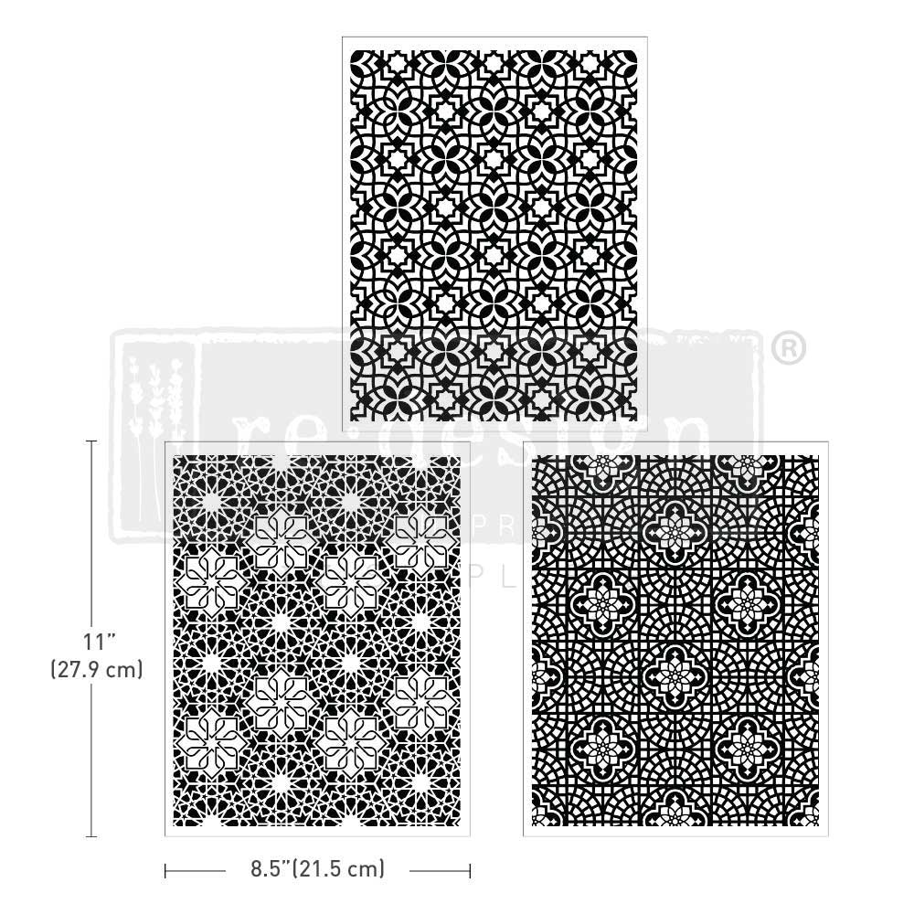 Decor Middy Transfers® -Magical Marrakesh – 3 sheets,  8.5&quot; x 11&quot;