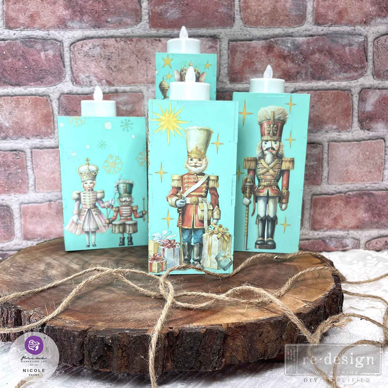 Decor Small Transfers® – Nutcracker Christmas – 3 sheets, 6″x12″