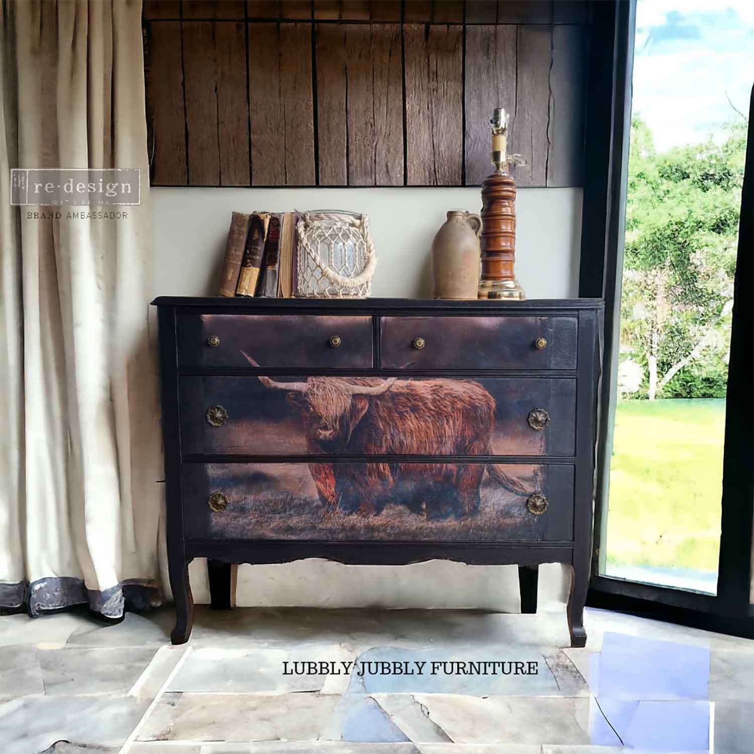 Redesign Decoupage Decor Fiber Tissue Paper A1 -Highland Grace- 1 sheet