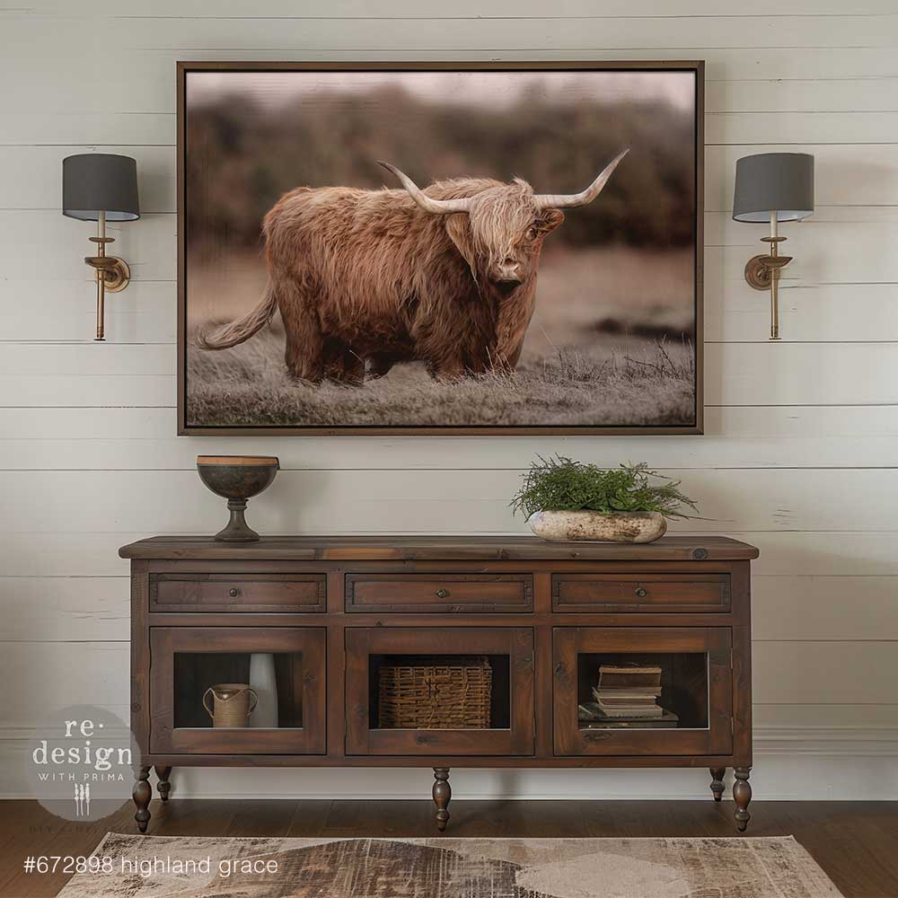 Redesign Decoupage Decor Fiber Tissue Paper A1 -Highland Grace- 1 sheet