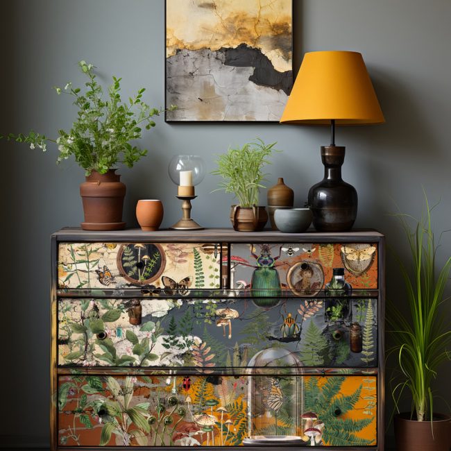 Decor Transfers® – My FIndings – total sheet size 24″x35″, cut into 2 sheets