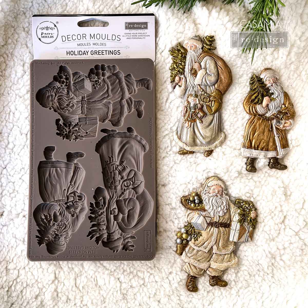 Decor Moulds® – Holiday Greetings – 1 pc