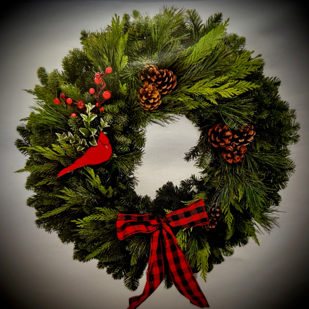 Christmas Urn or Fresh Wreath Workshop