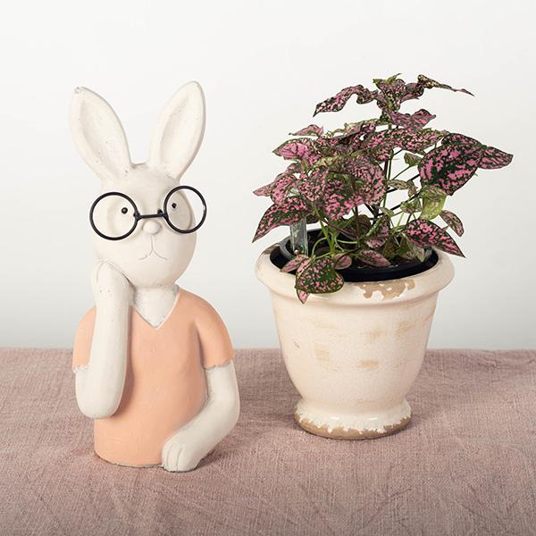 Ceramic Bunny in T-Shirt