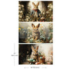 DECOUPAGE DECOR TISSUE PAPER – Dreamy Bunnies – 3 sheets, 19.5″X30″