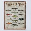 Metal Wall Fish Plaque