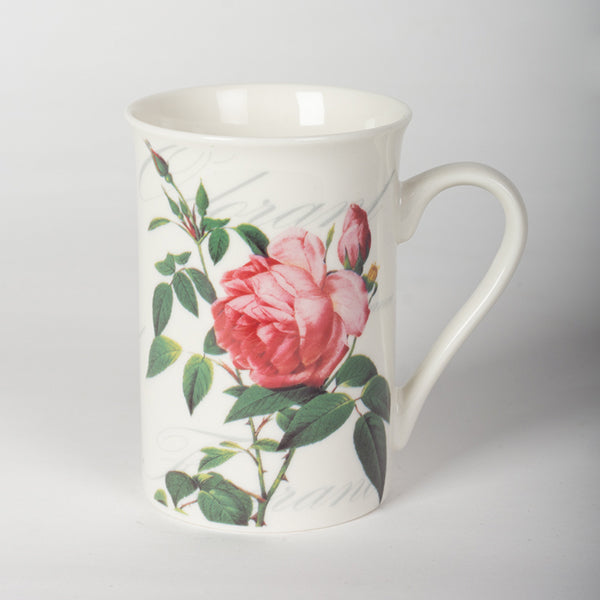 Porcelain Mug-Rose Design