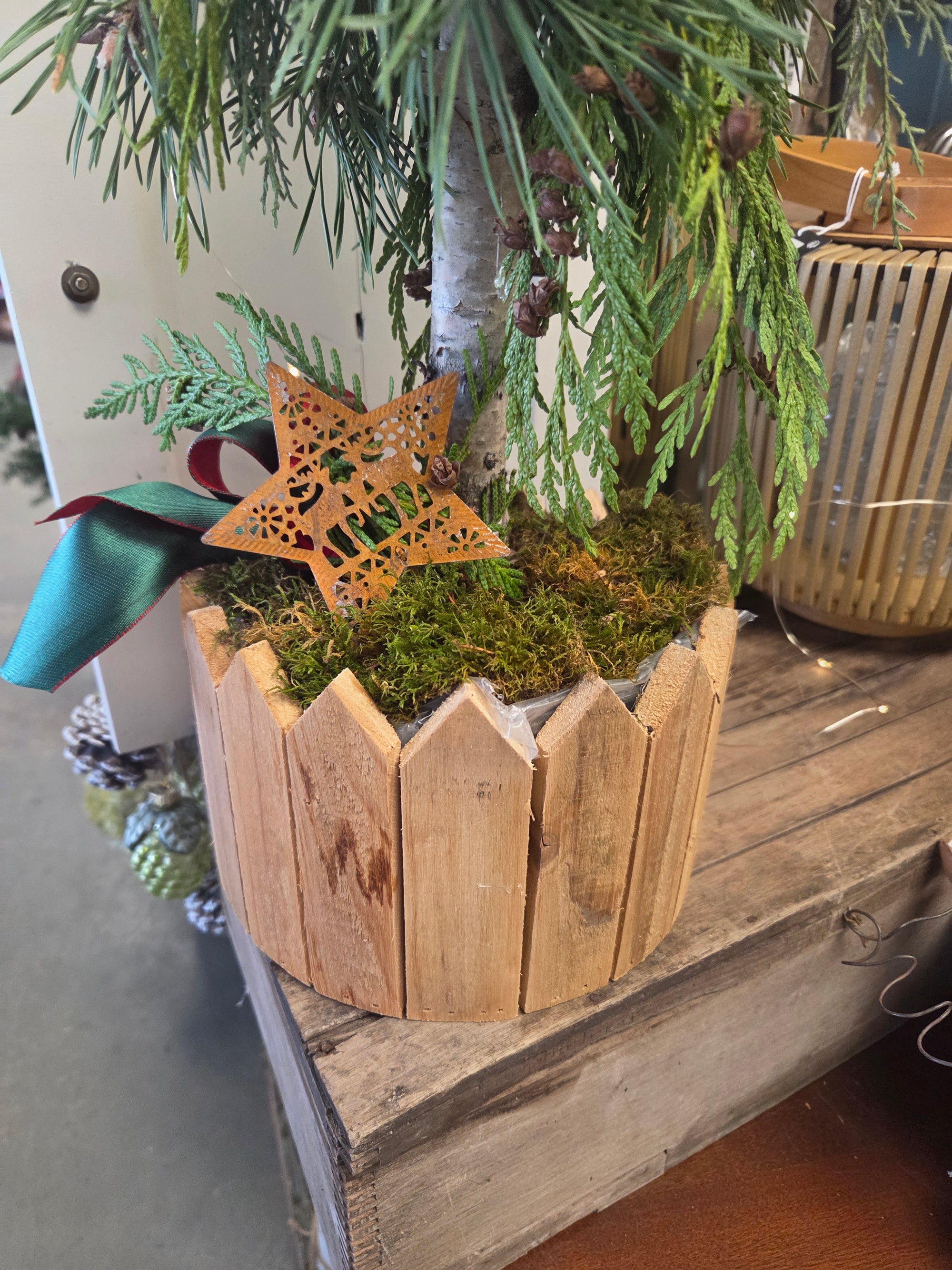 Fresh Greenery Grinch Tree