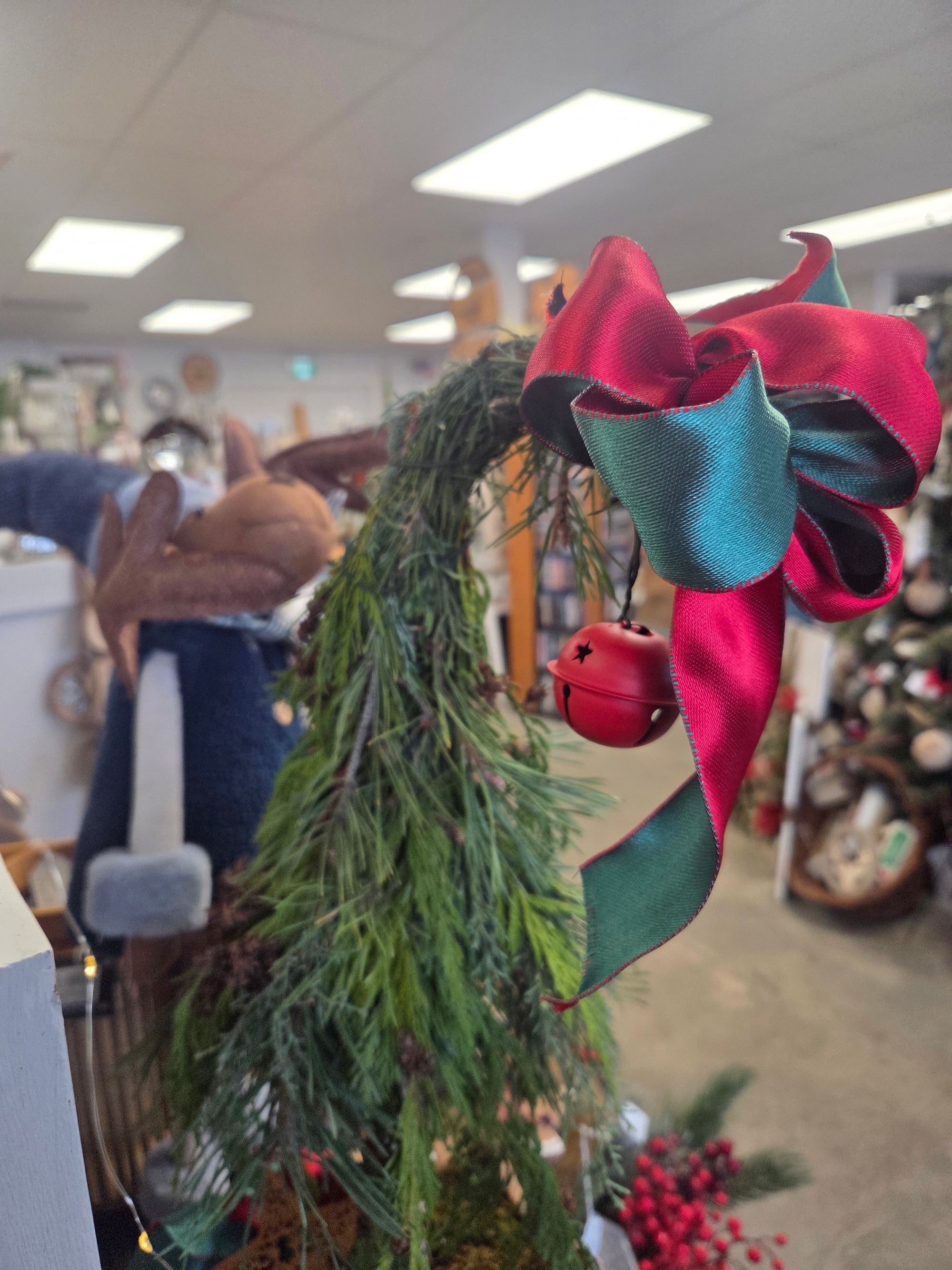 Fresh Greenery Grinch Tree