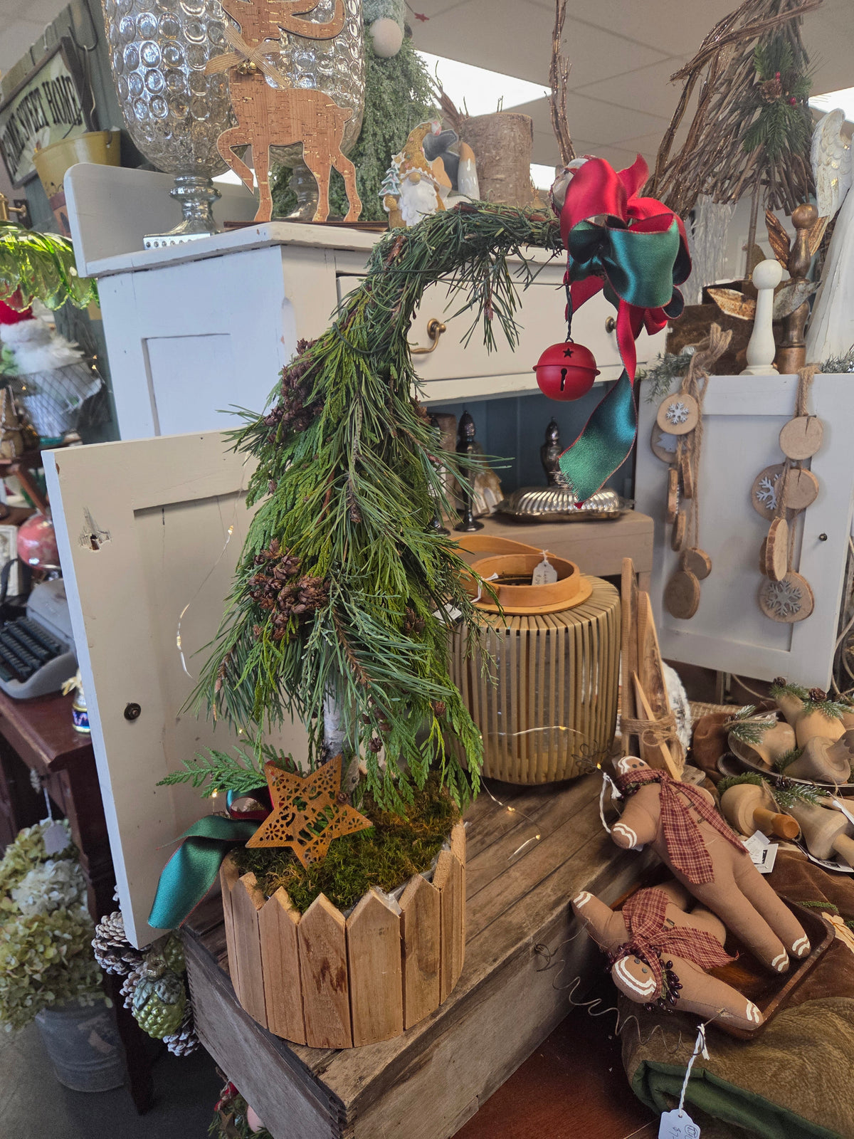 Fresh Greenery Grinch Tree