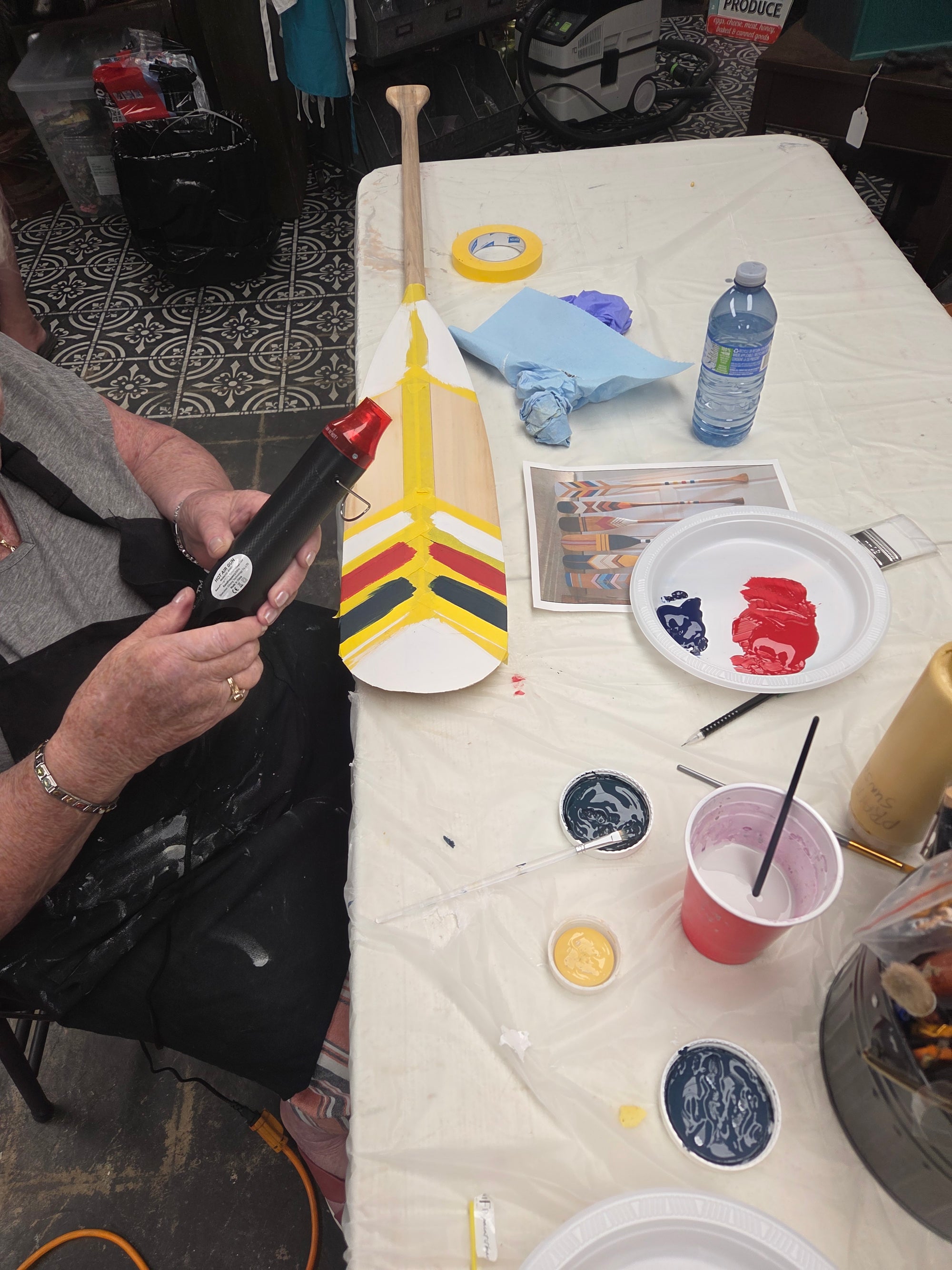 Canoe paddle workshop