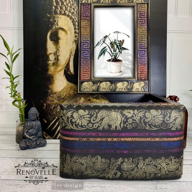 Redesign Decor Stamp – Bohemian Dreamer – 12″x12″ (8 pcs)