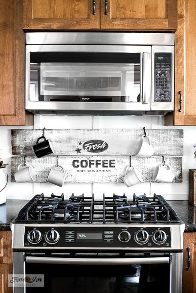 Fresh Coffee by Funky Junk&#39;s Old Sign Stencils