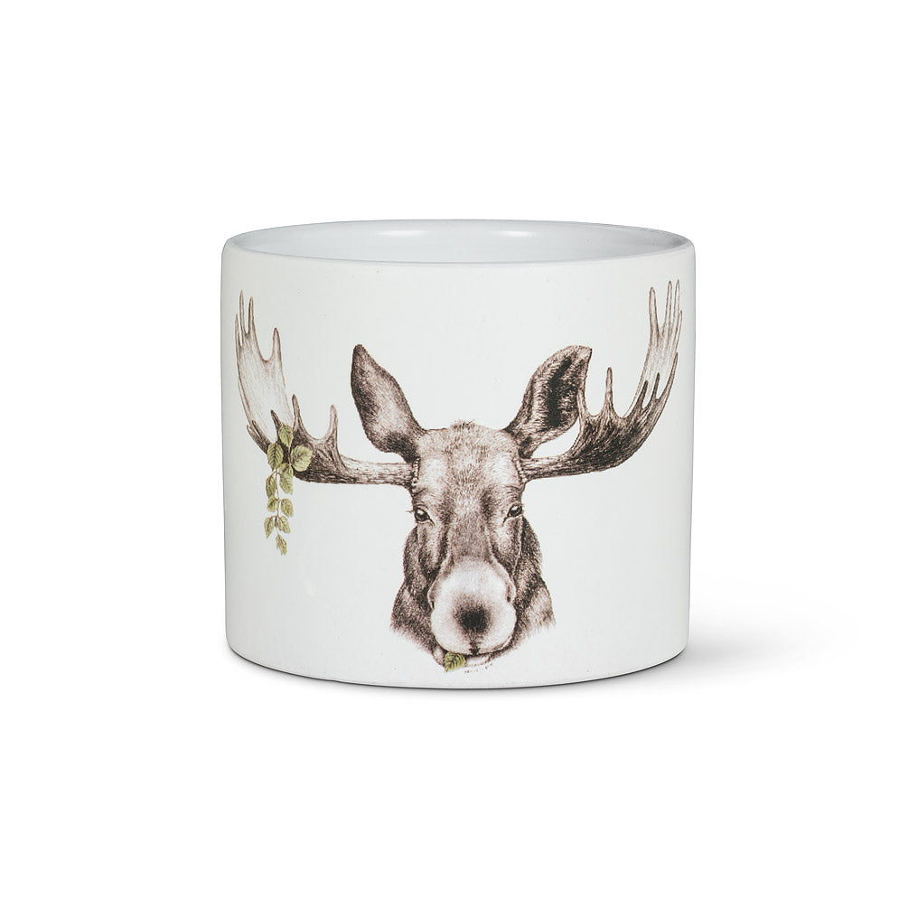 Small Forest Prince Moose Planter