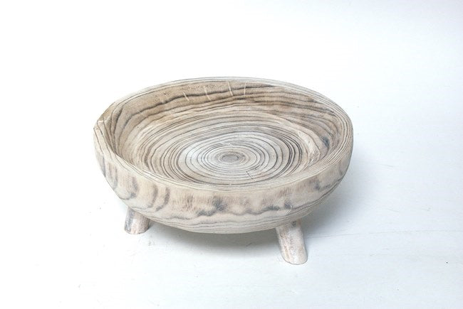 Wooden Bowl with legs