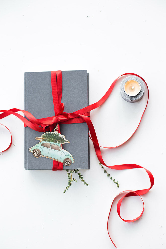 Beetle with Tree Ornament