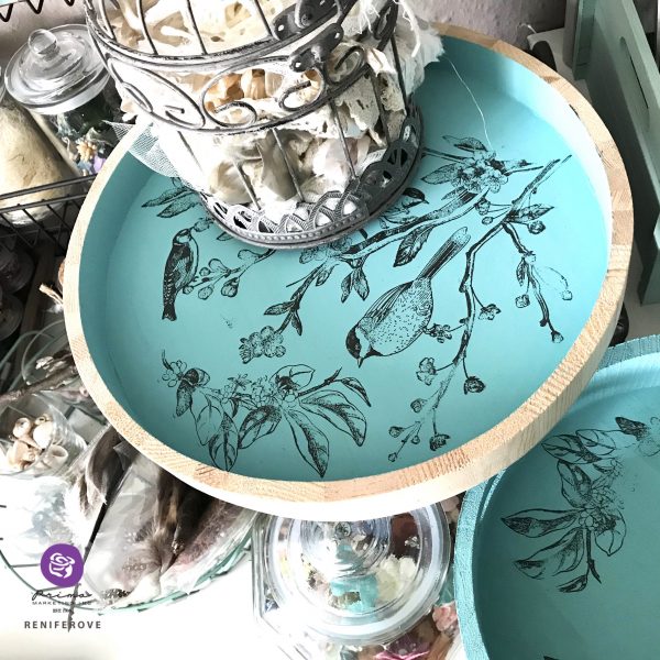 Clearly-Aligned Decor Stamps – Springtime– 12×12 CLEAR CLING