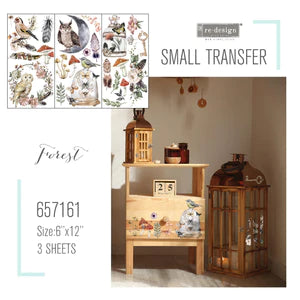 Decor Small Transfers® –Forest – 3 sheets of 6&quot; x 12&quot;