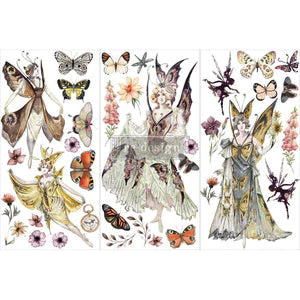 Decor Small Transfers® –Forest Fairies – 3 sheets of 6&quot; x 12&quot;