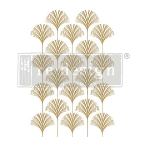 Decor Transfer by Redesign with Prima® –Interlinked Fans– Total Sheet Size 24″X35″, CUT INTO 2 SHEETS
