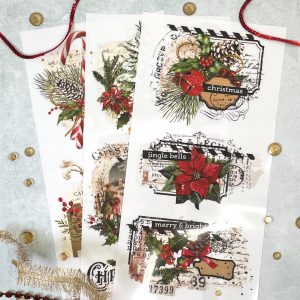 Decor Small Transfers® – Classic Christmas– 3 sheets, 6″x12″