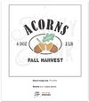 Acorns by Funky Junk&#39;s Old Sign Stencils