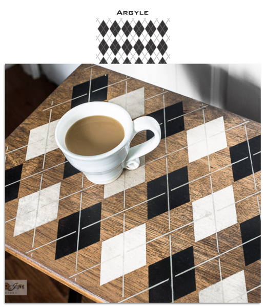 Argyle-by Funky Junk&#39;s Old Sign Stencils