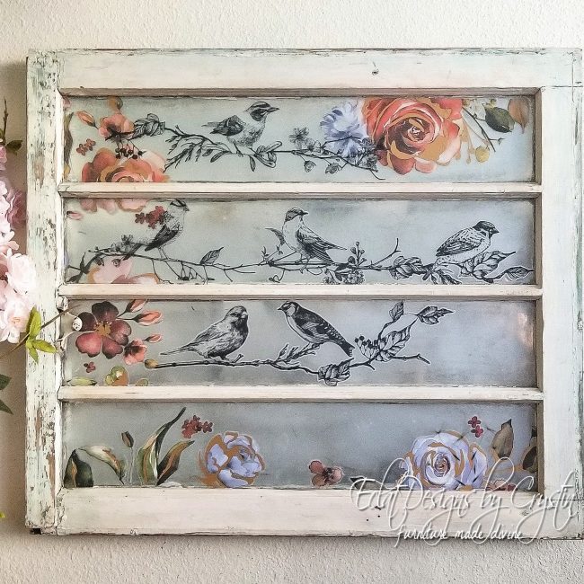 REDESIGN DÉCOR TRANSFERS®- BIRDS &amp; BERRIES 24″X 34″