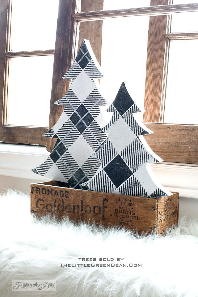 Buffalo Check Pattern by Funky Junk&#39;s Old Sign Stencils