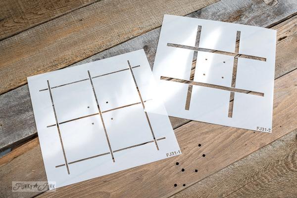 Plaid Shirt by Funky Junk&#39;s Old Sign Stencils