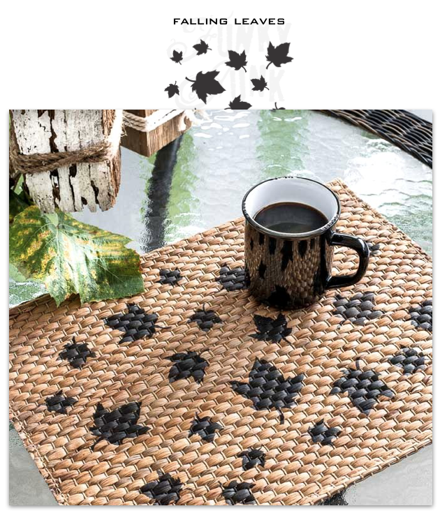 Falling Leaves by Funky Junk&#39;s Old Sign Stencils