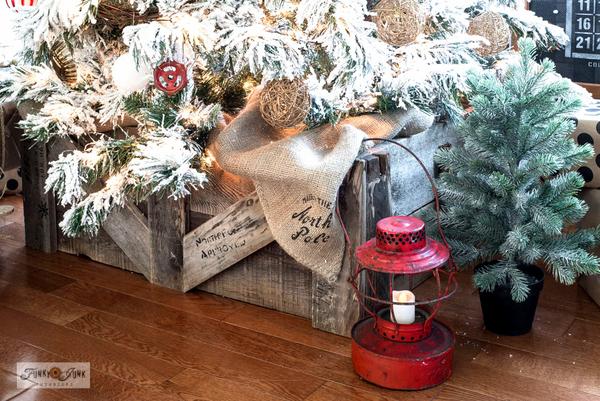 Christmas Crates by Funky Junk&#39;s Old Sign Stencils