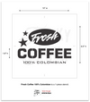 Fresh Coffee by Funky Junk&#39;s Old Sign Stencils
