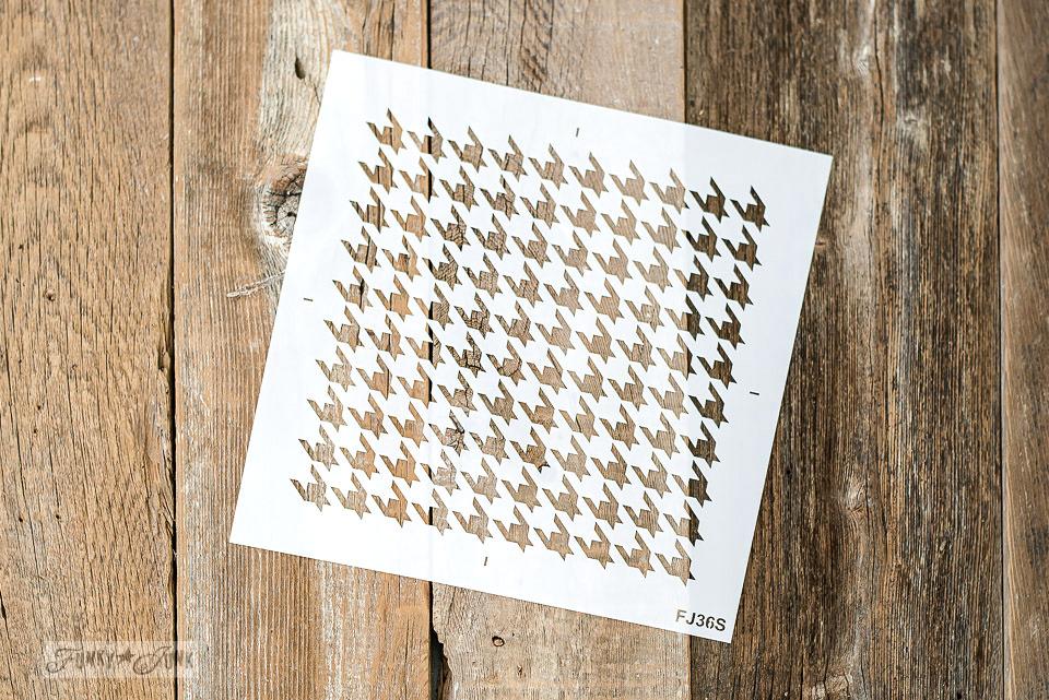 Houndstooth (Small size)-by Funky Junk&#39;s Old Sign Stencils