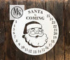 Santa is Coming Advent Clock