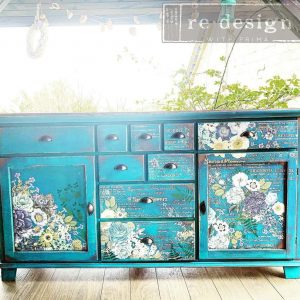 Redesign Decor Transfers® – Cosmic Roses design size 44″ X 30″ 6 sheets