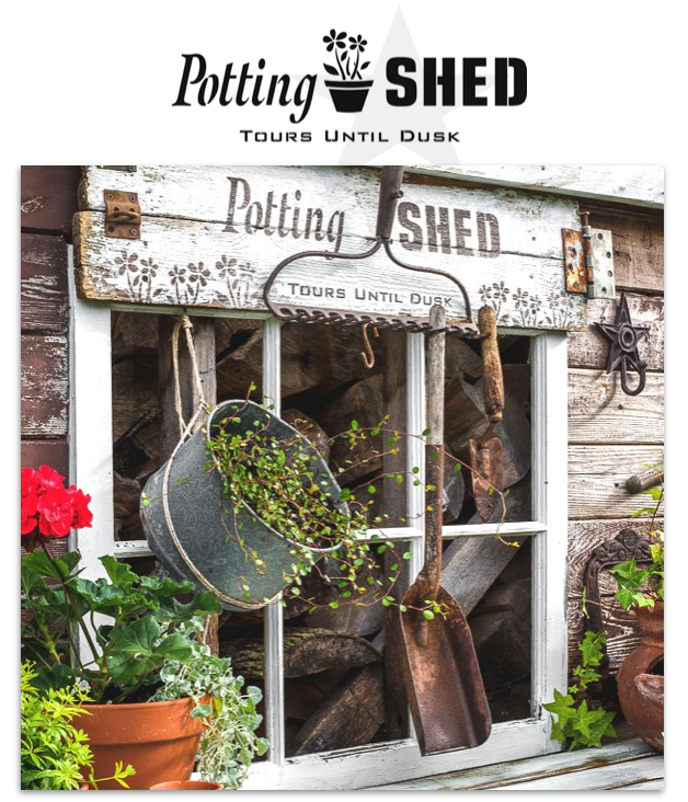 Funky Junk&#39;s Potting Shed Stencil
