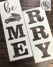 Be Merry Vertical Sign