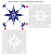 Ava Star tile pattern